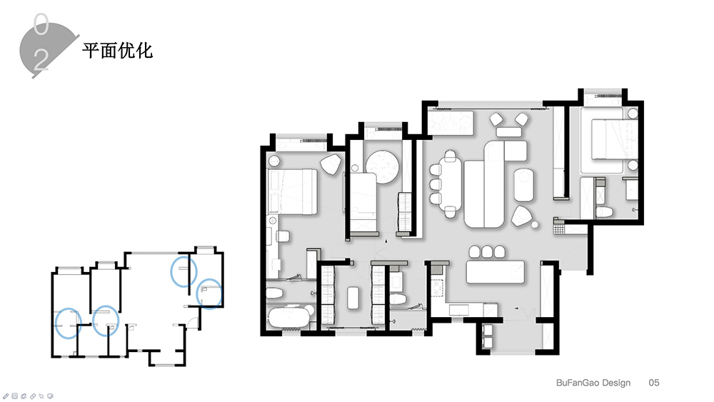 棕榈泉国际公寓样板间项目室内设计方案