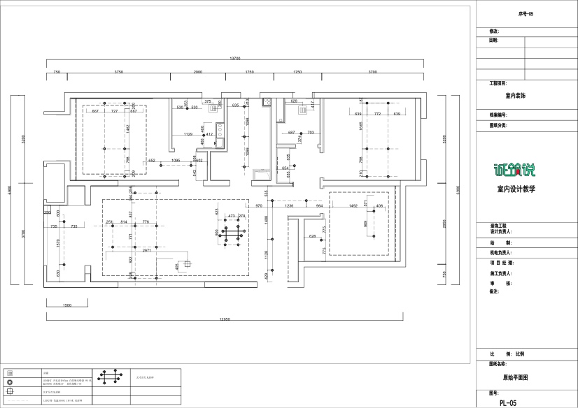 CAD施工图【作品集】室内设计