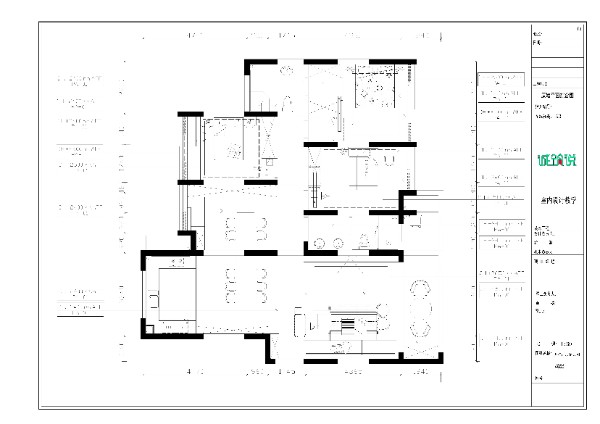 整套家装CAD施工图图纸，完成｜室内CAD培训课程作品